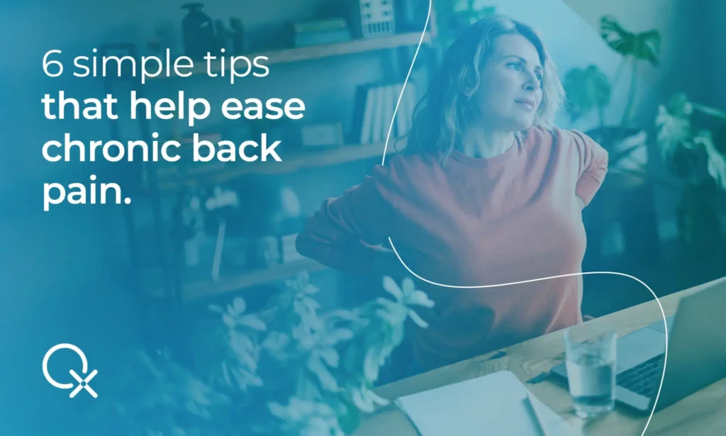 woman = chronic back pain